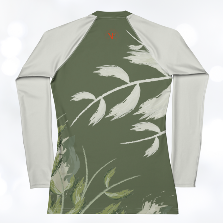 Cardinal green Women's Rash Guard