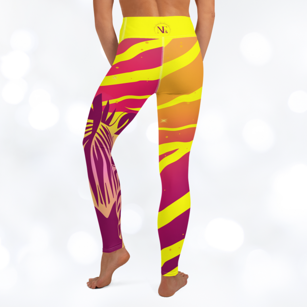 ZEBRA SUMMER Yoga Leggings