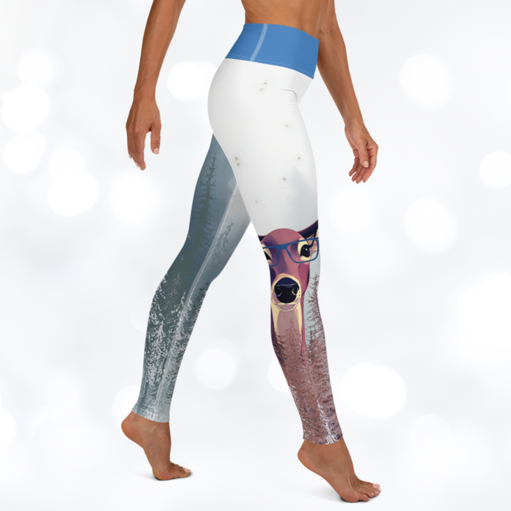 Deer 'Stay Wild' Yoga Leggings