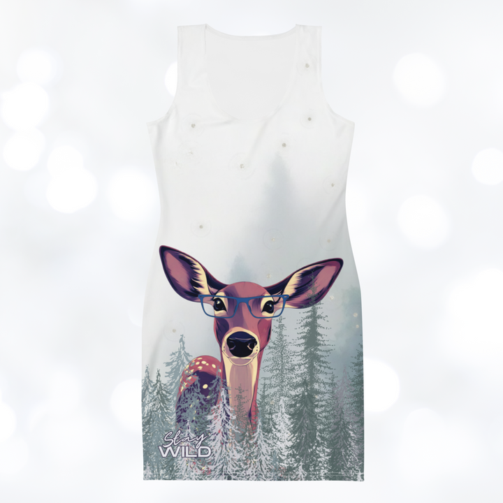 Deer 'Stay Wild' Bodycon Dress