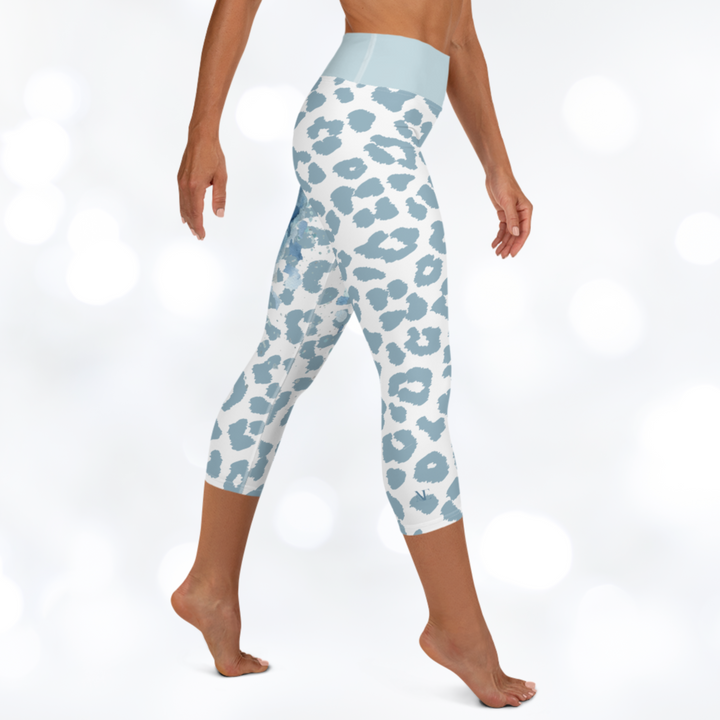 Leopard 'Zafari' Yoga Capri Leggings