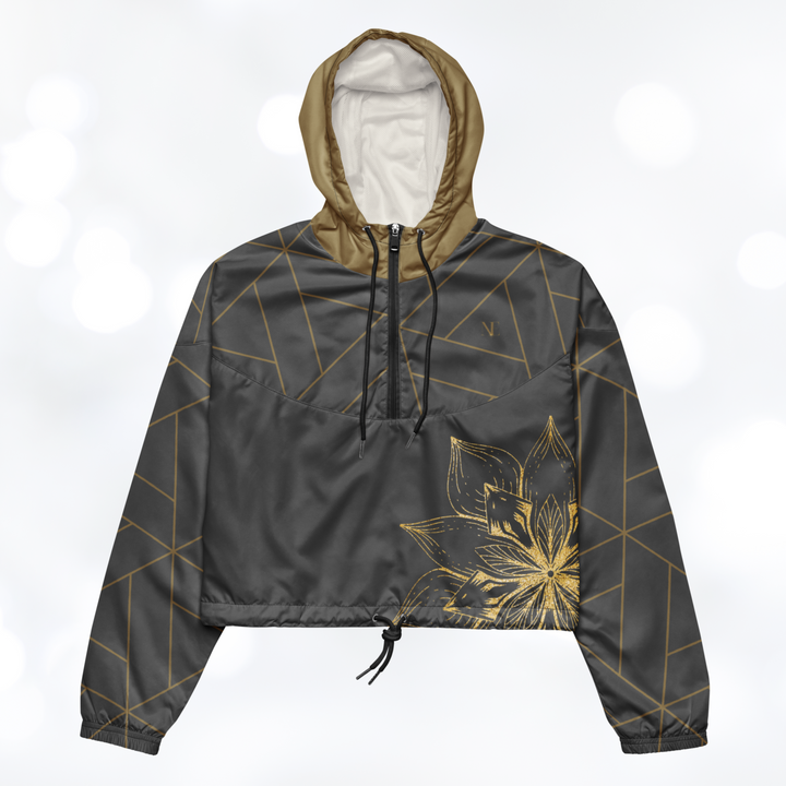 Golden Flower Women’s cropped windbreaker