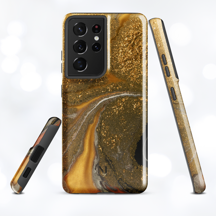 Gold Marble Tough case for Samsung®