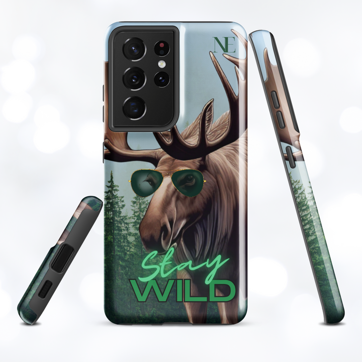 Moose 'Stay Wild' Tough case for Samsung®