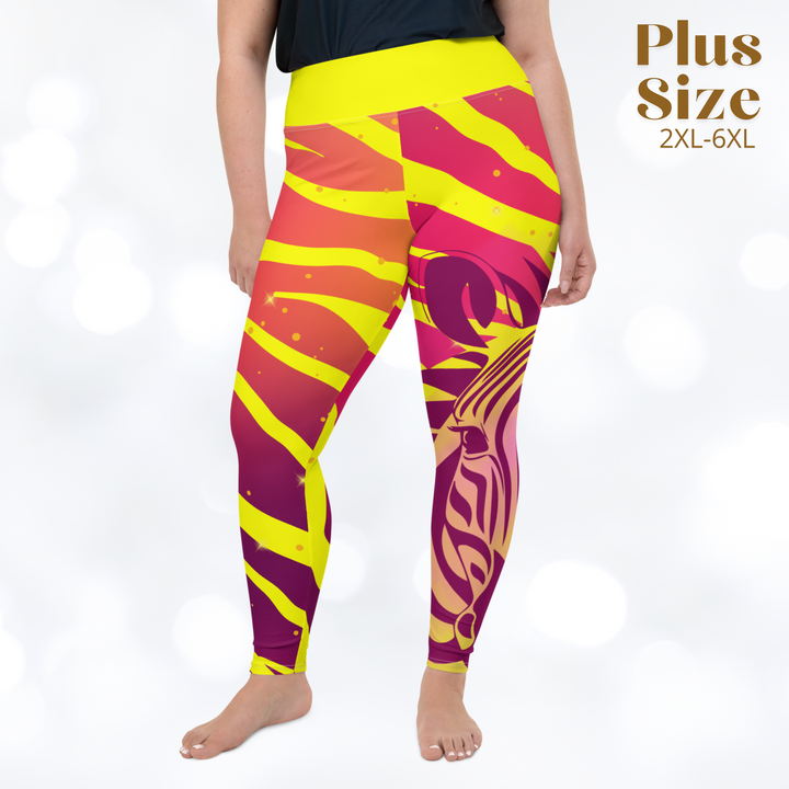 ZEBRA SUMMER Plus Size Leggings