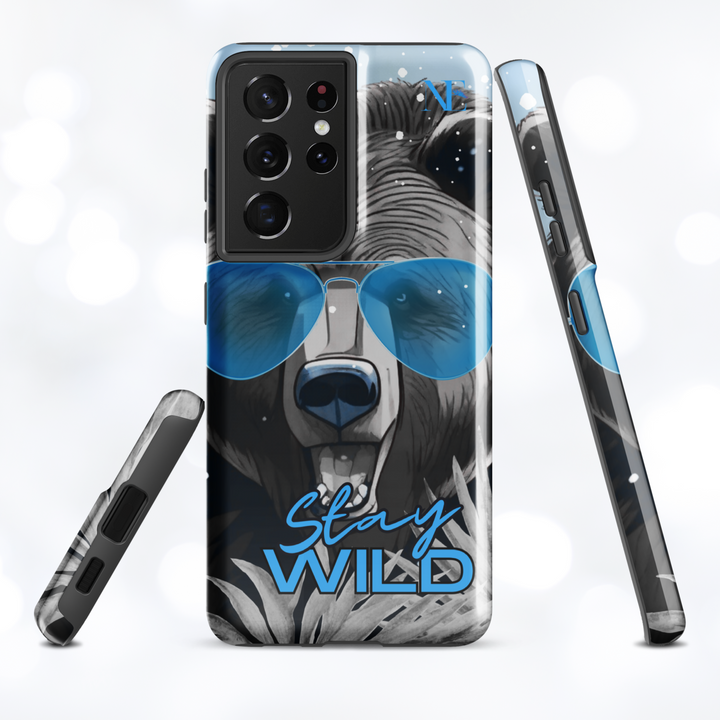 Bear 'Stay Wild' Tough case for Samsung®