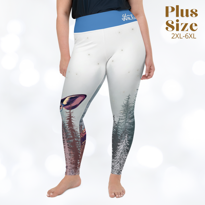 DEER 'STAY WILD' Plus Size Leggings