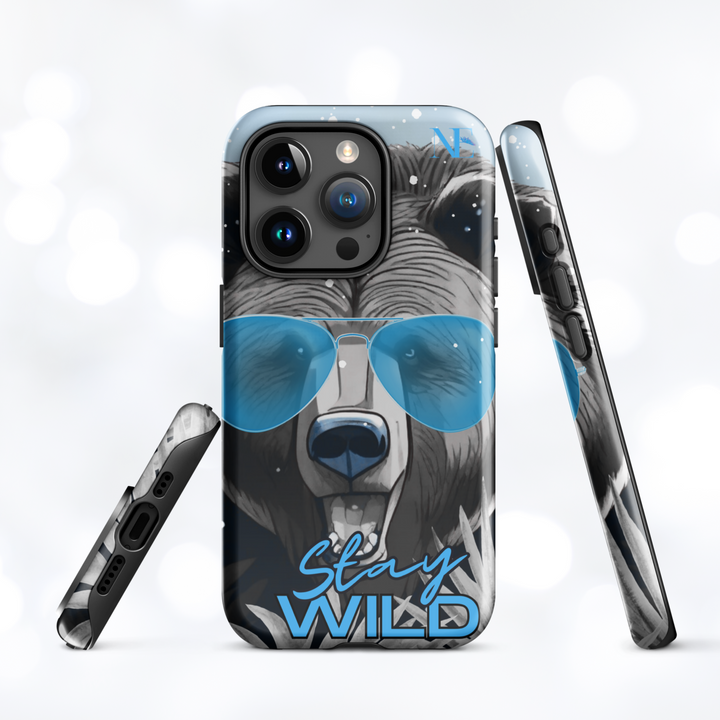 Bear 'Stay Wild' Tough Case for iPhone®