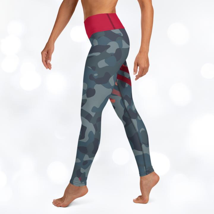 American Flag Camouflage Yoga Leggings