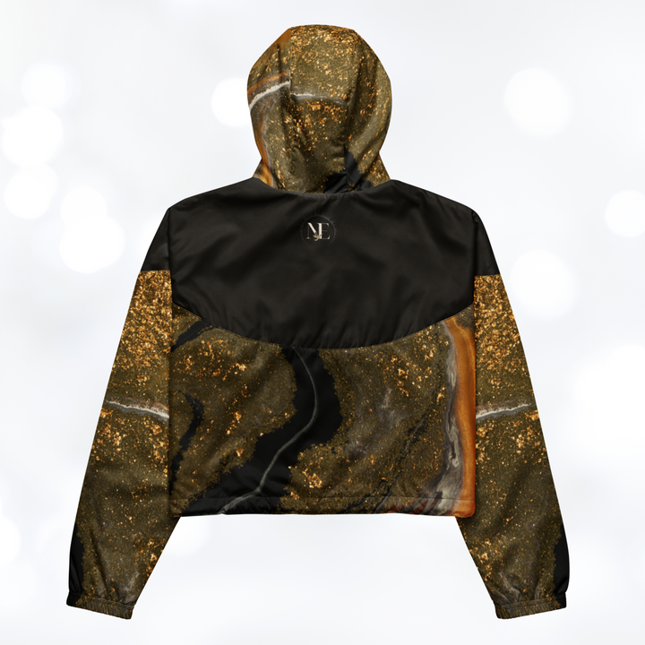 Gold Marble Women’s cropped windbreaker