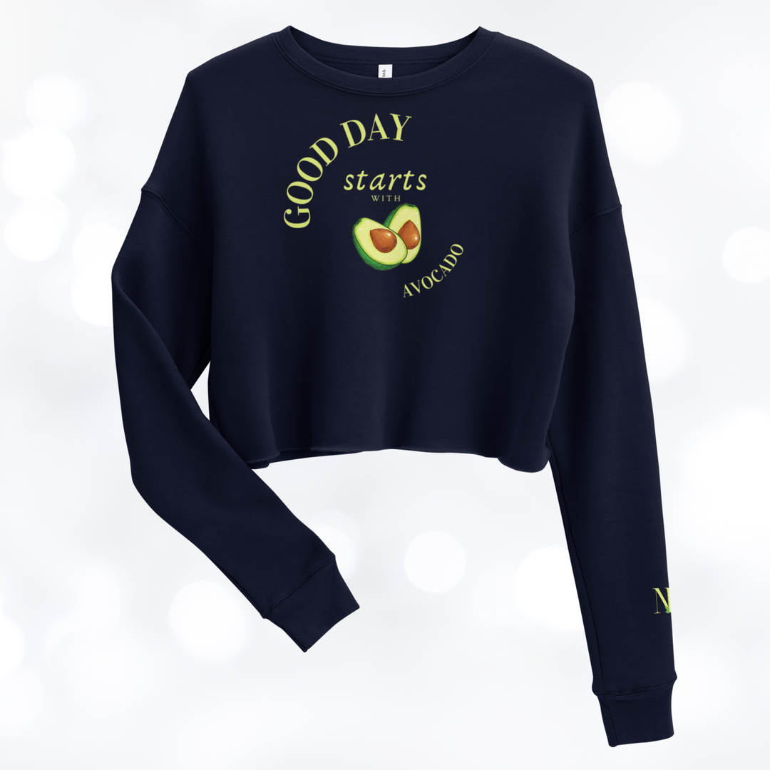 Avocado Crop Sweatshirt