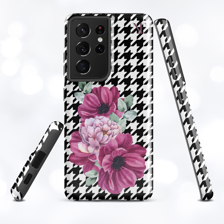 Bloom Houndstooth Tough case for Samsung®