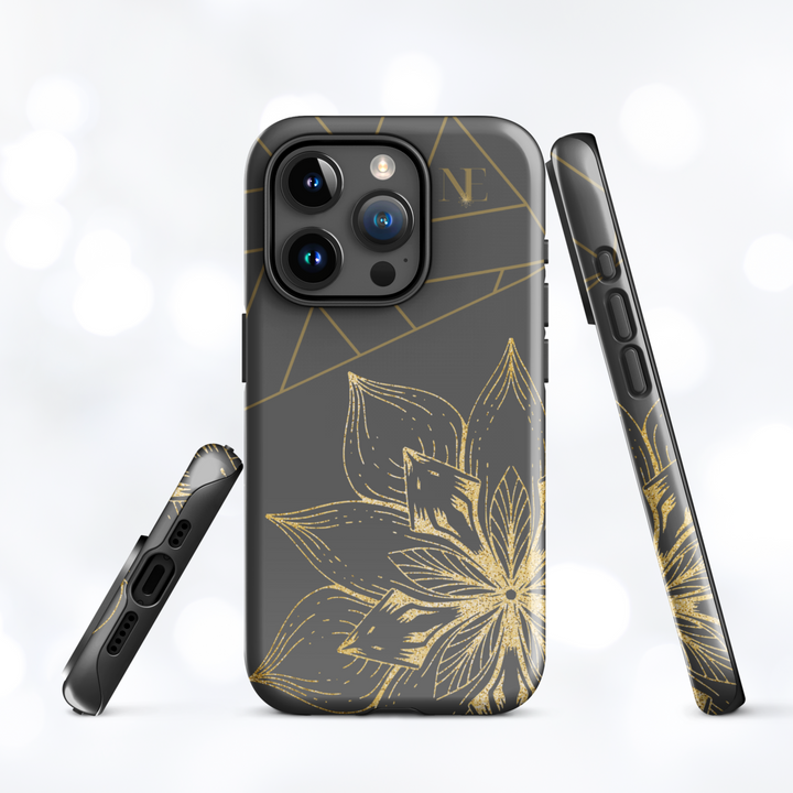 Golden Flower Tough Case for iPhone®