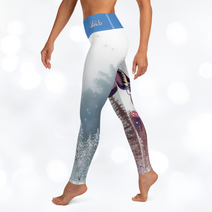 Deer 'Stay Wild' Yoga Leggings