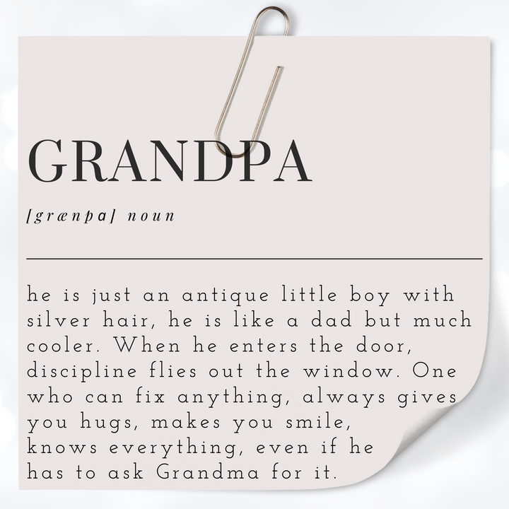 GRANDPA Definition Mug