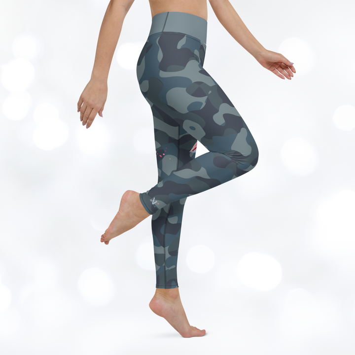 Camouflage Flower Yoga Leggings