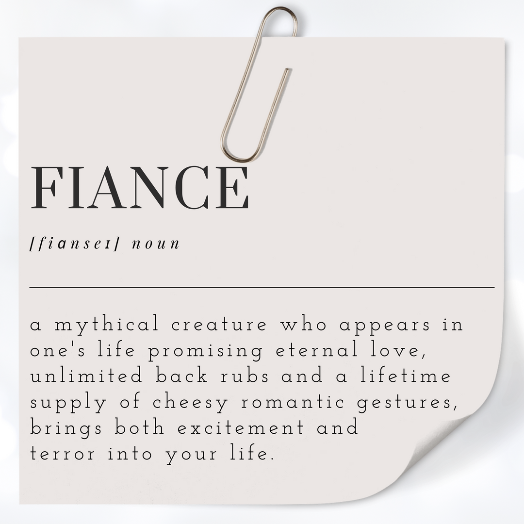 FIANCE Definition Mug