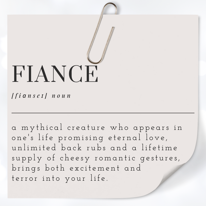 FIANCE Definition Mug