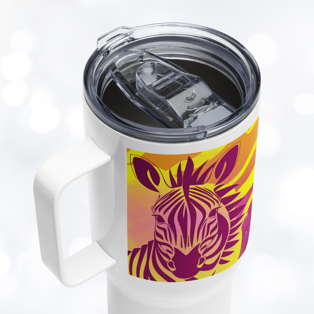 ZEBRA SUMMER Tumbler with handle