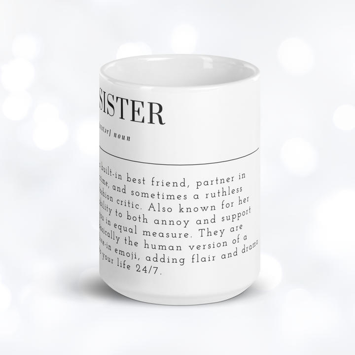 SISTER Definition Mug