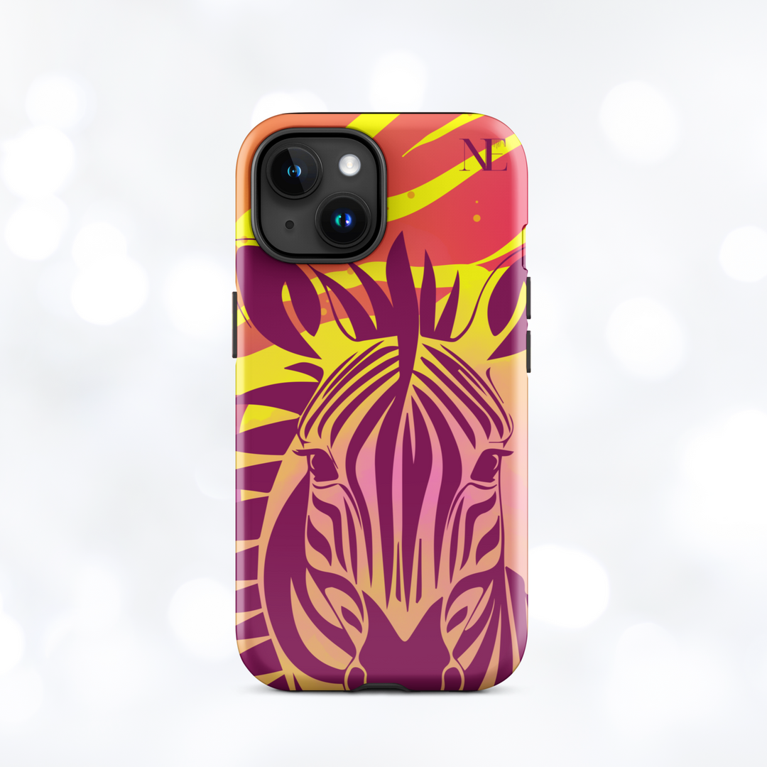 Zebra Summer Tough Case for iPhone®