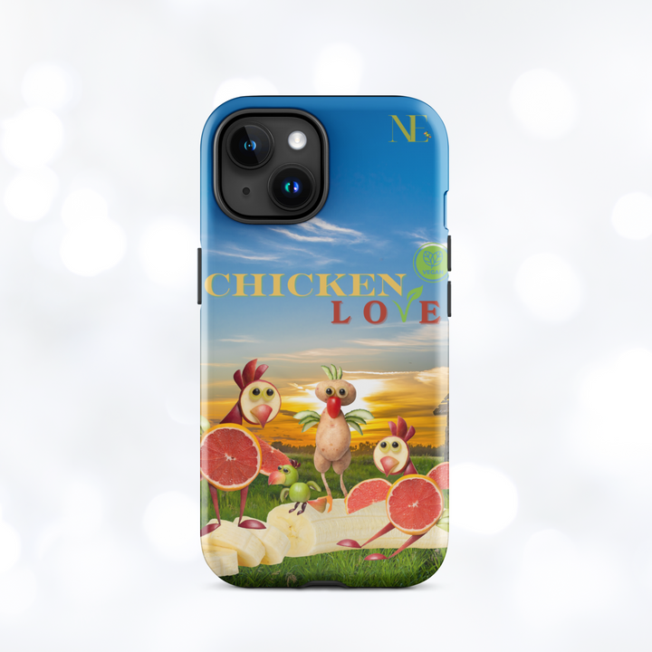 CHICKEN LOVE 'VEGAN' Tough Case for iPhone®