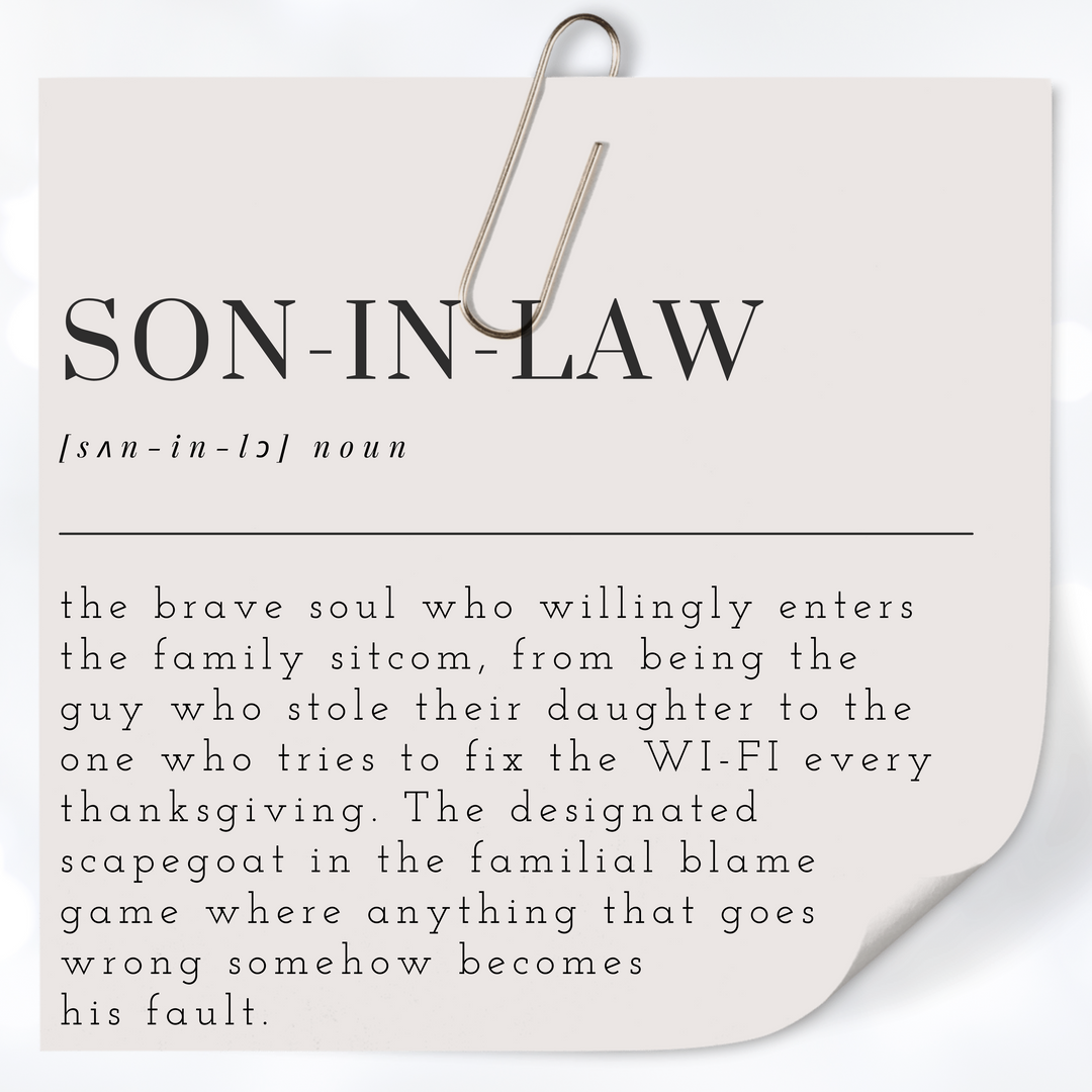 SON-IN-LAW Definition Mug