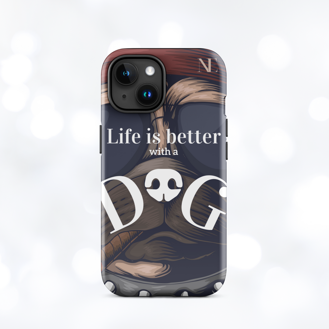 Dog 'Life is Better' Tough Case for iPhone®