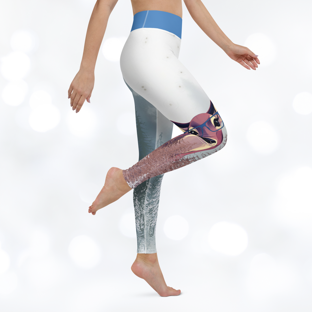 Deer 'Stay Wild' Yoga Leggings