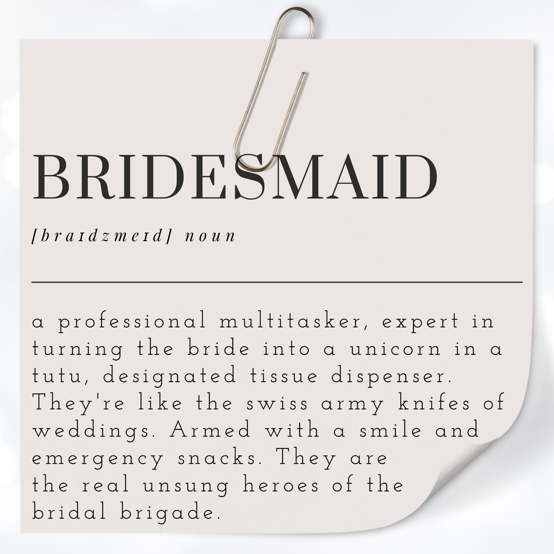 BRIDESMAID Tumbler with Handle