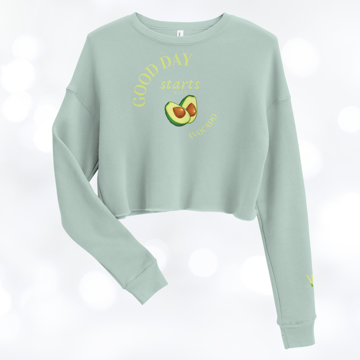 Avocado Crop Sweatshirt