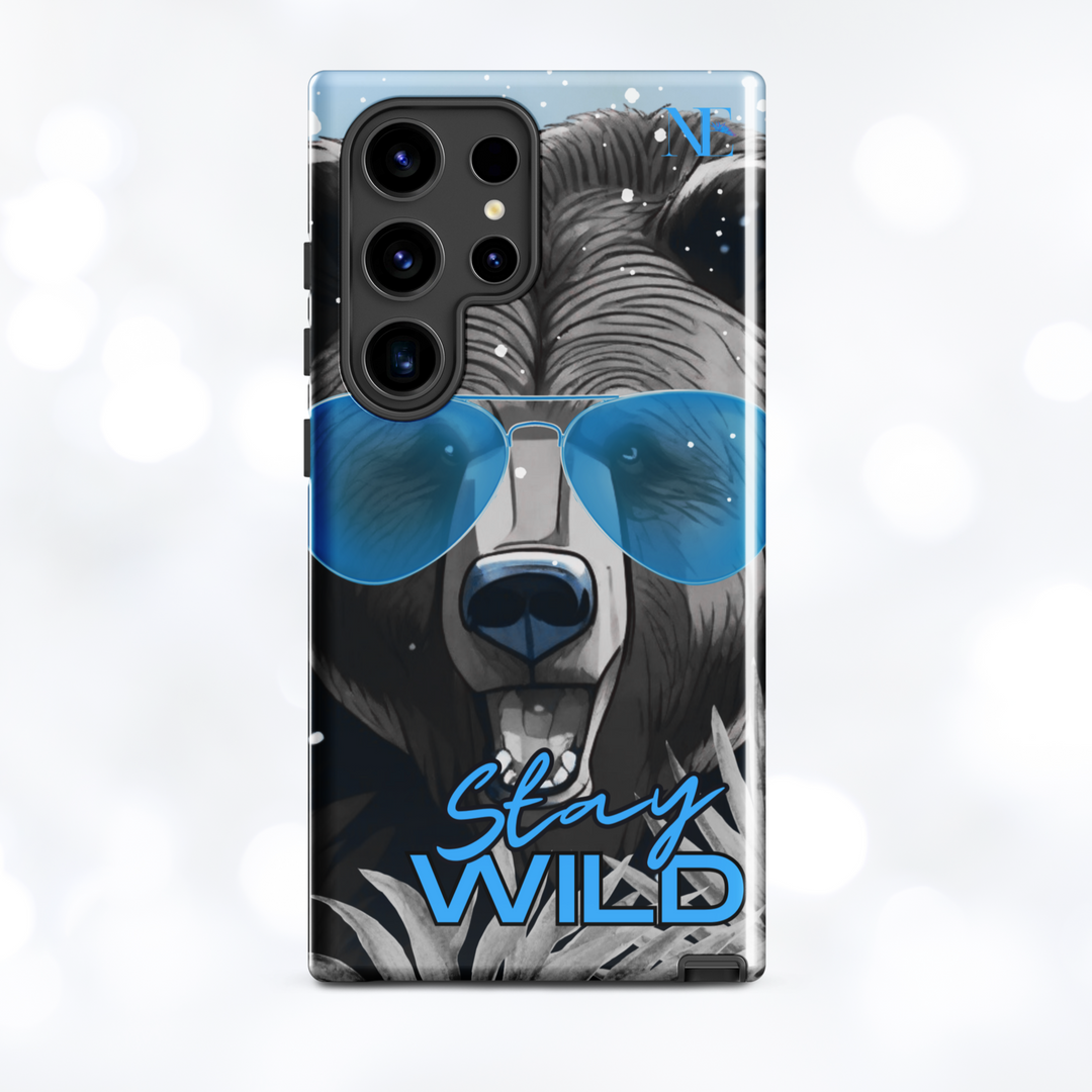 Bear 'Stay Wild' Tough case for Samsung®