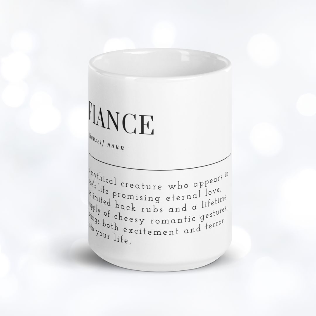 FIANCE Definition Mug