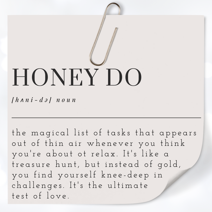 HONEY DO Tumbler with Handle