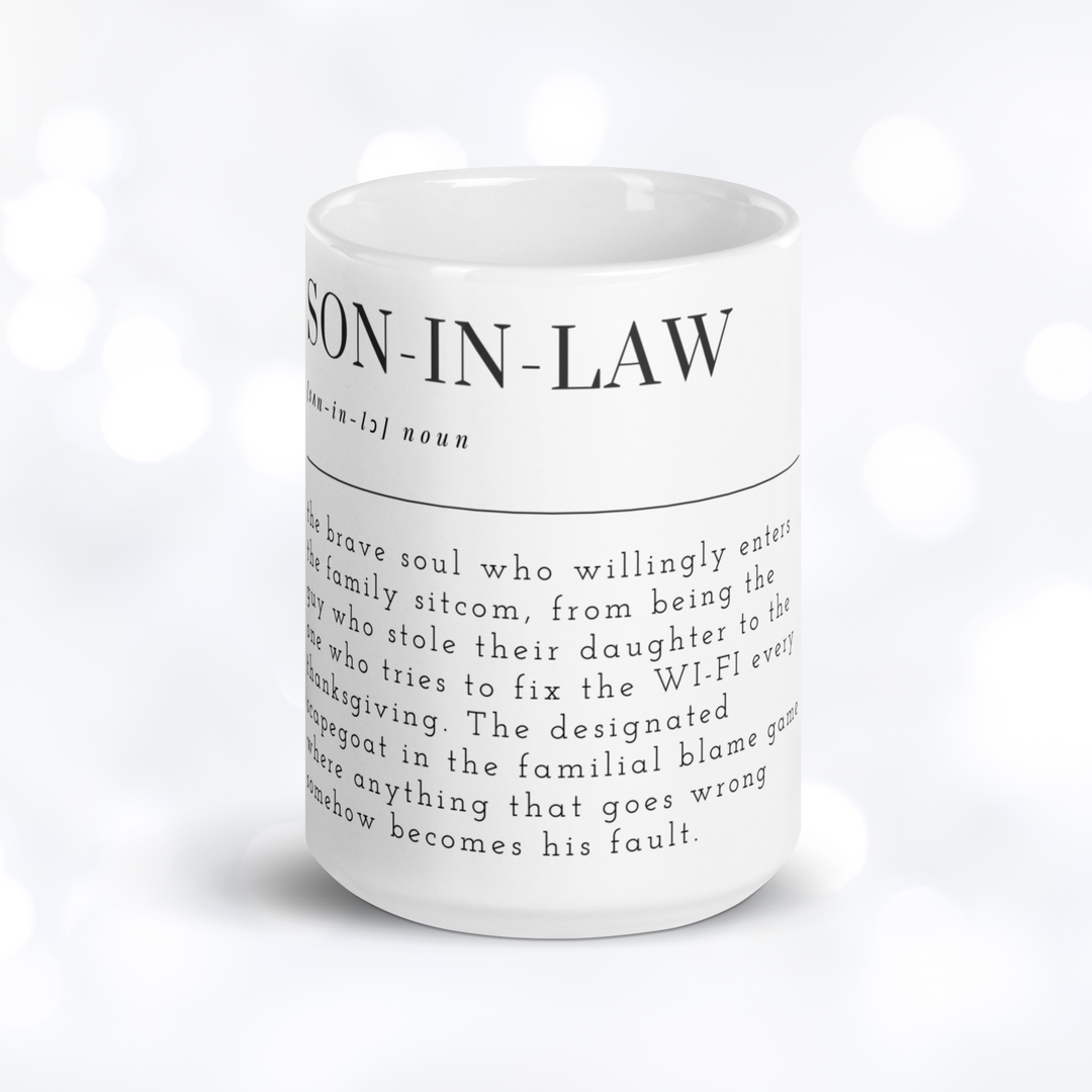 SON-IN-LAW Definition Mug