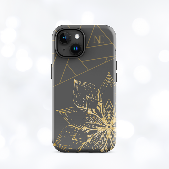 Golden Flower Tough Case for iPhone®