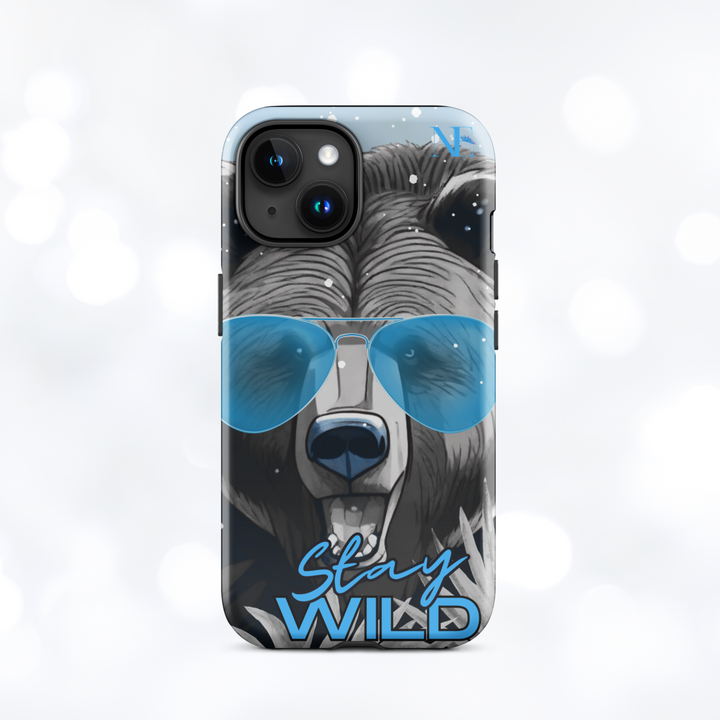 Bear 'Stay Wild' Tough Case for iPhone®