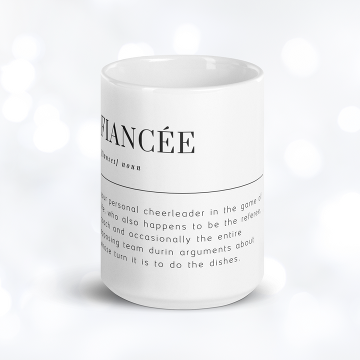 FIANCEE Definition Mug