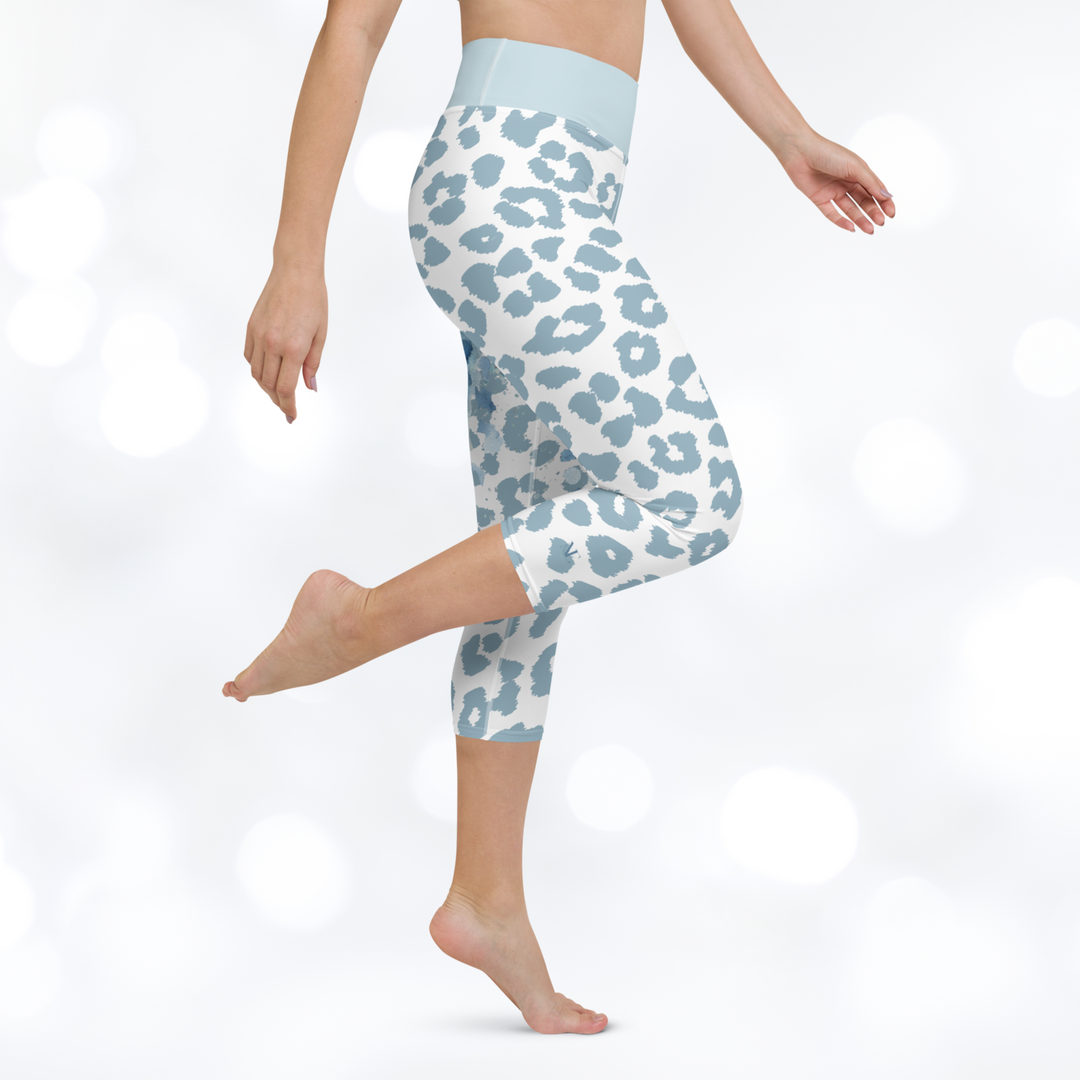 Leopard 'Zafari' Yoga Capri Leggings