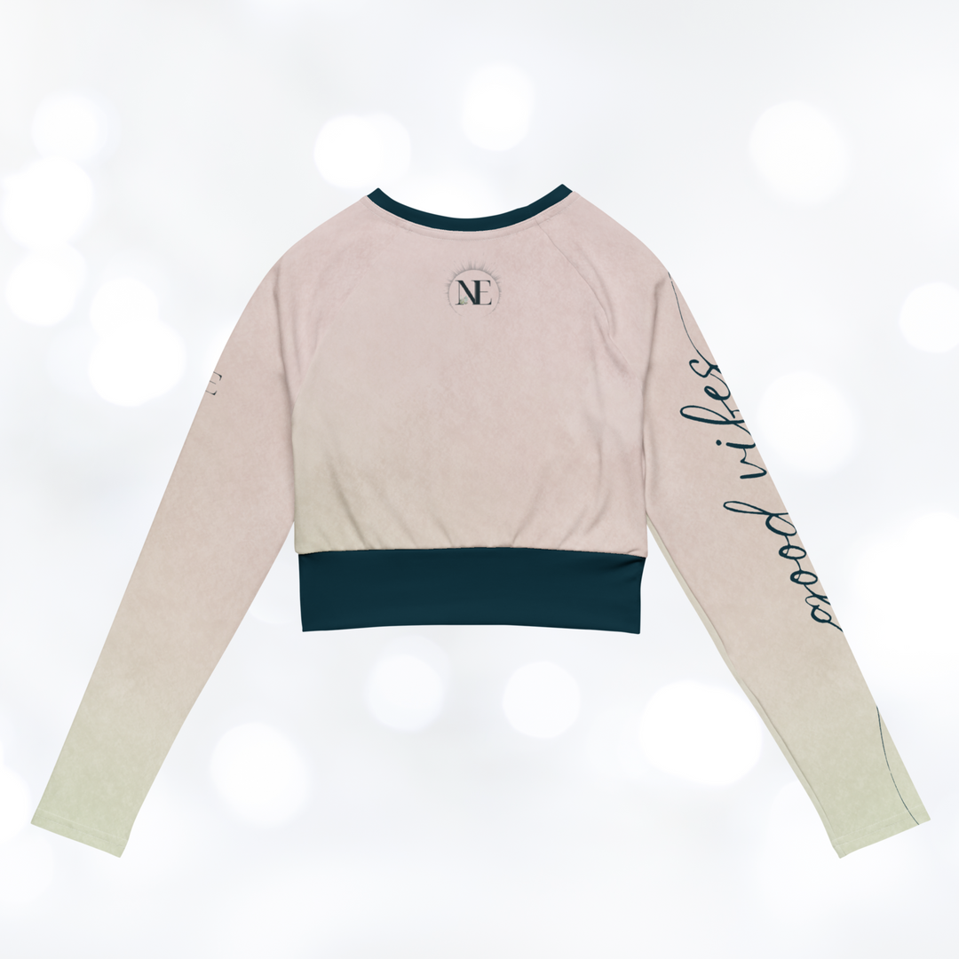 Leafes long-sleeve Crop Top