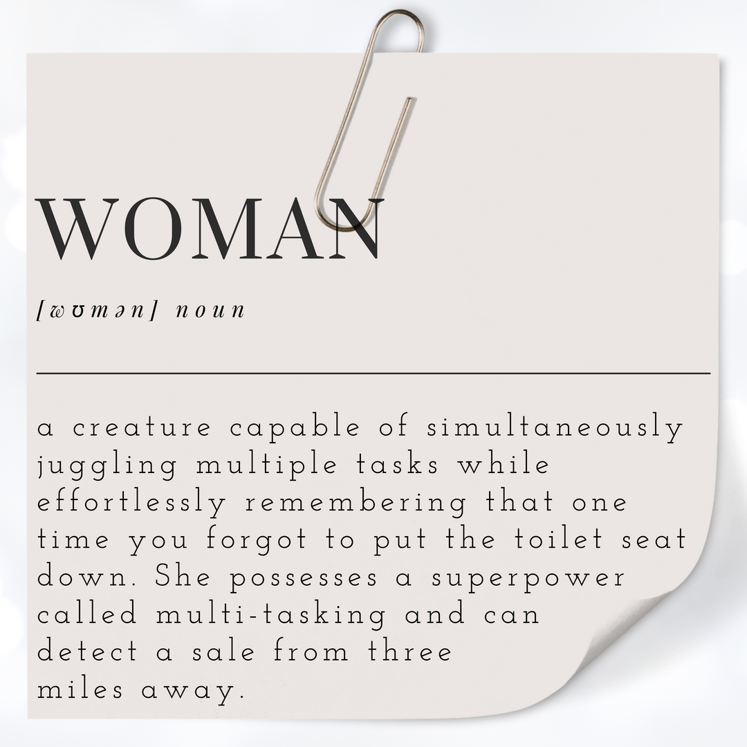 WOMAN Definition Mug