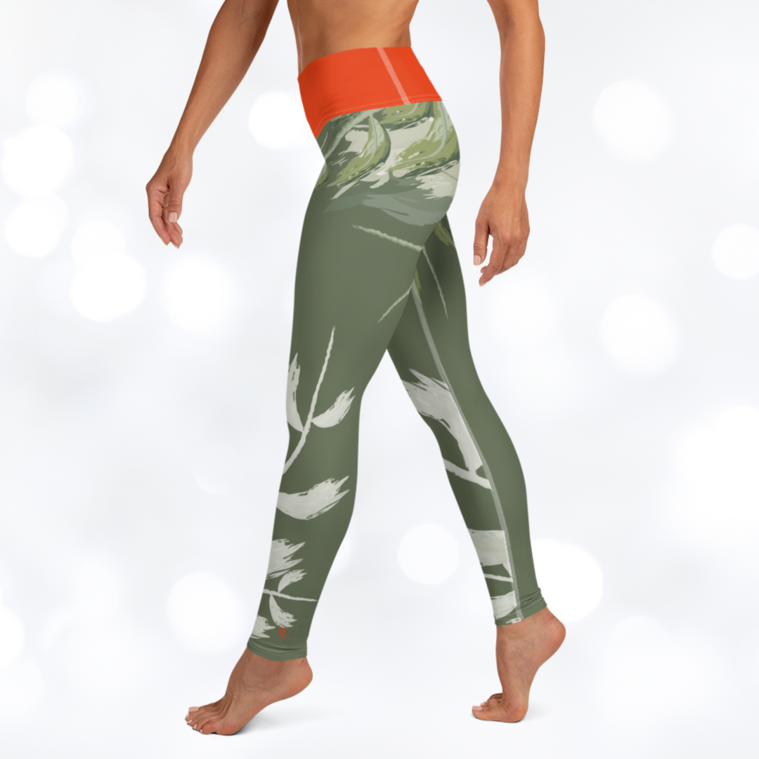 CARDINAL GREEN Yoga Leggings