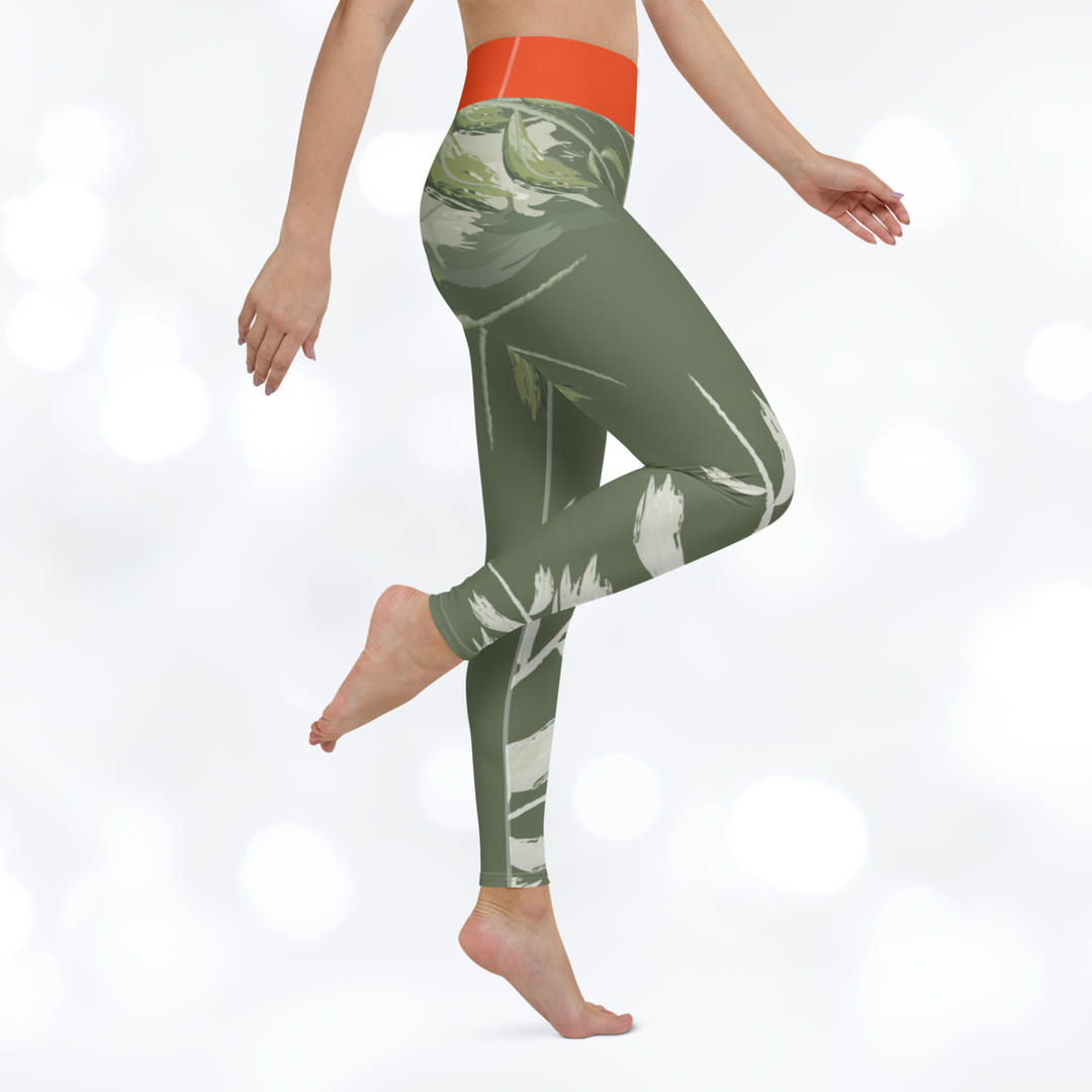 CARDINAL GREEN Yoga Leggings