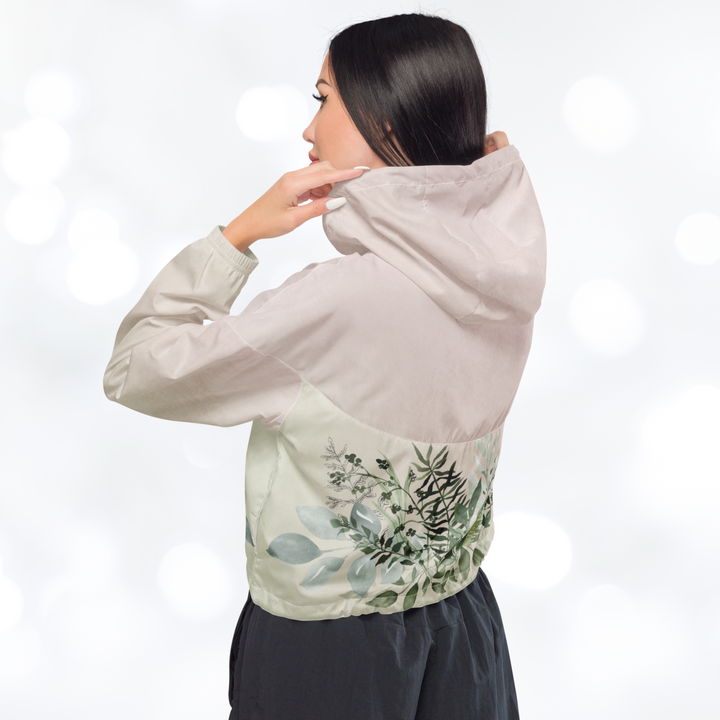 Leaves Women’s cropped windbreaker