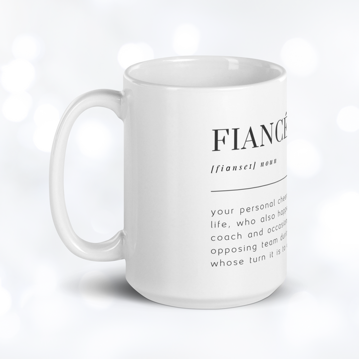 FIANCEE Definition Mug