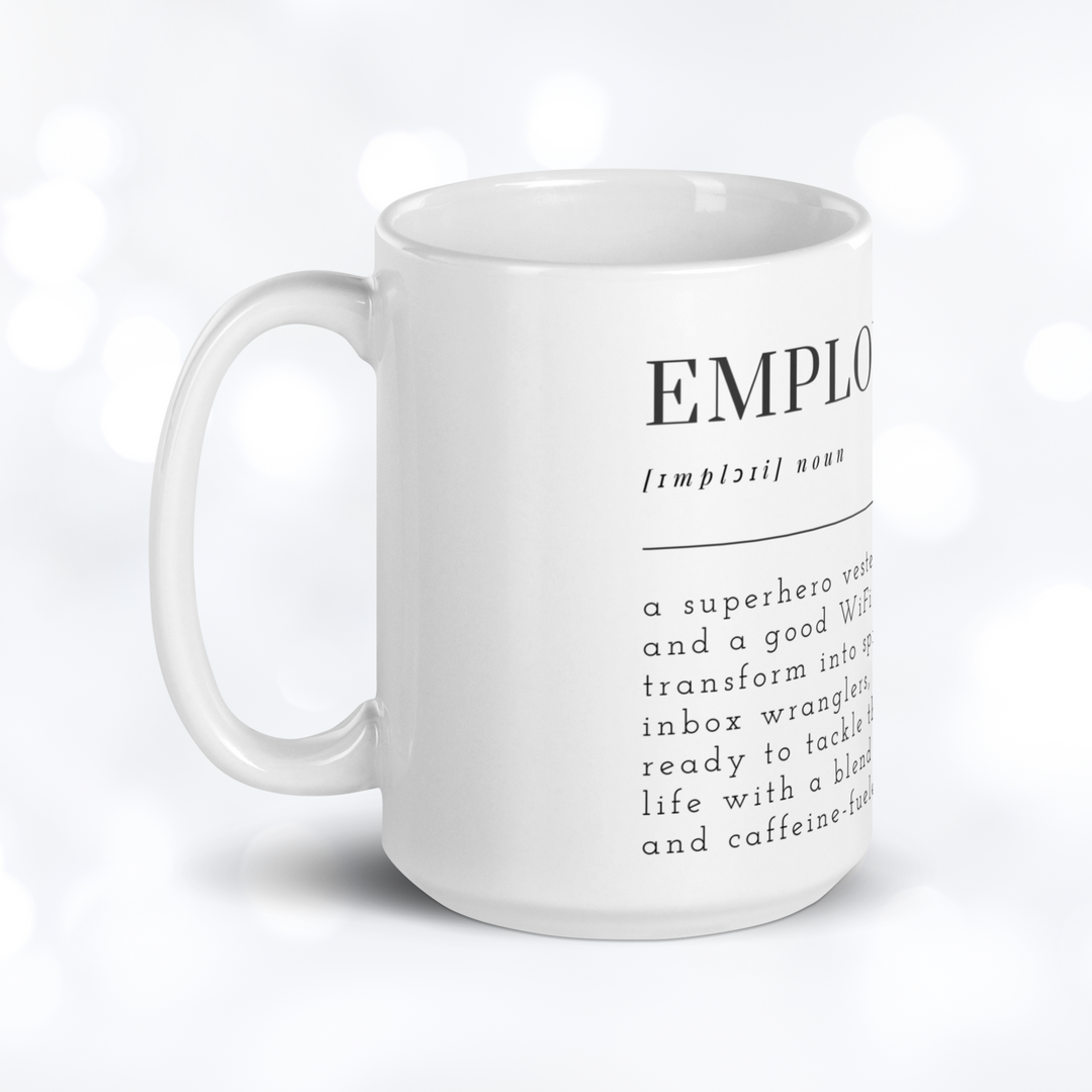 EMPLOYEE Definition Mug