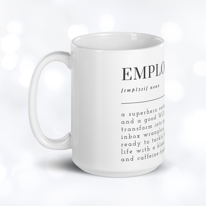 EMPLOYEE Definition Mug