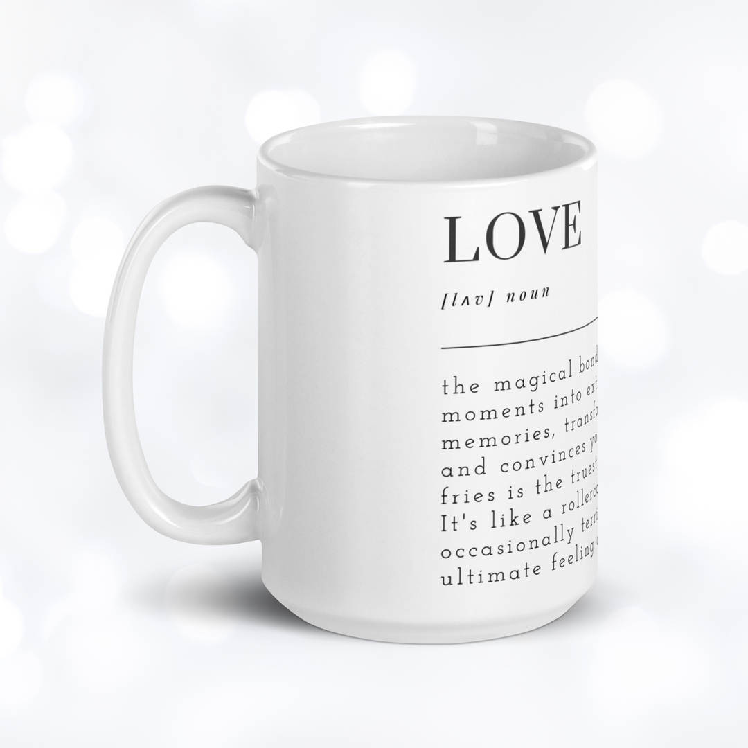 LOVE 2 Definition Mug