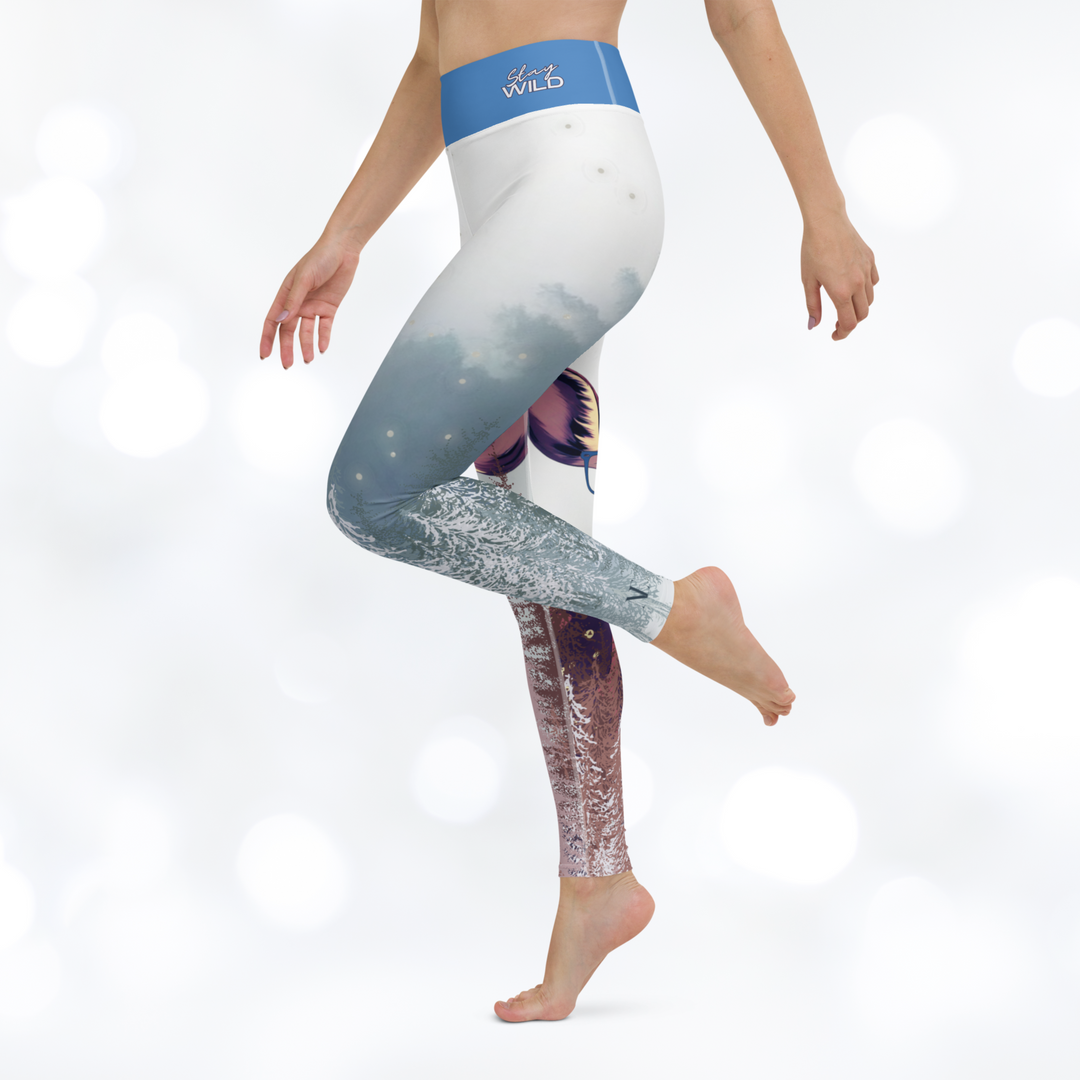 Deer 'Stay Wild' Yoga Leggings