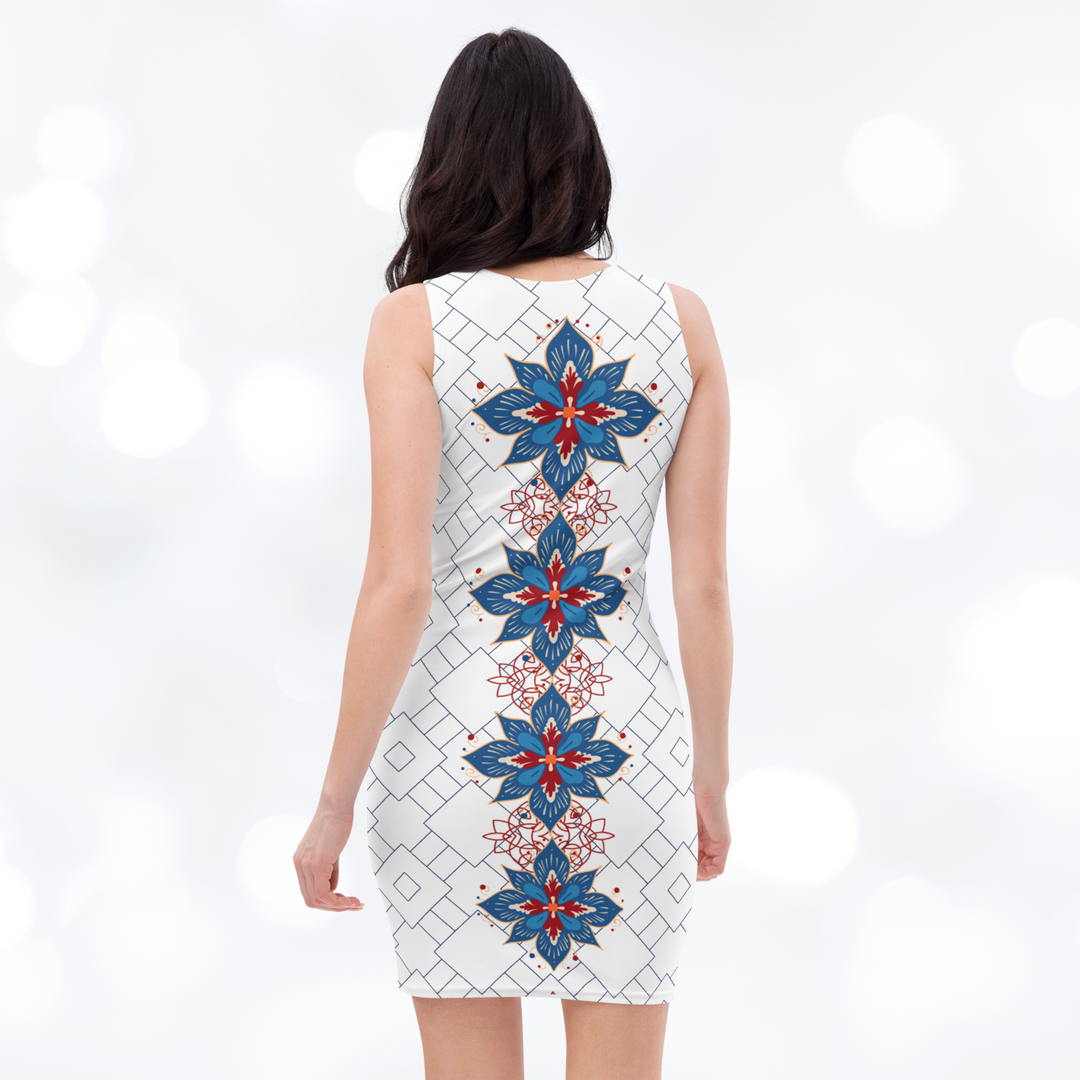 Oriental Bodycon Dress